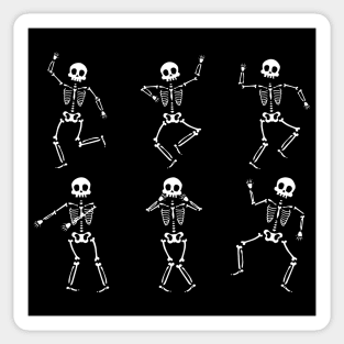 Dancing Skeleton Sticker